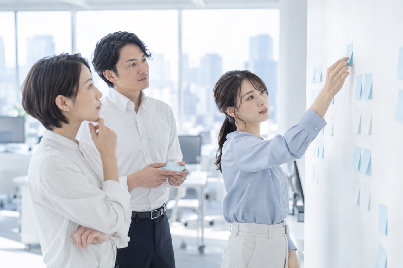 業務を付箋で洗い出すワークショップ
